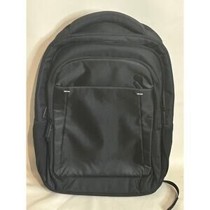 HP Business Backpack Black Laptop Bag Multiple Compartments Padded Work Travel